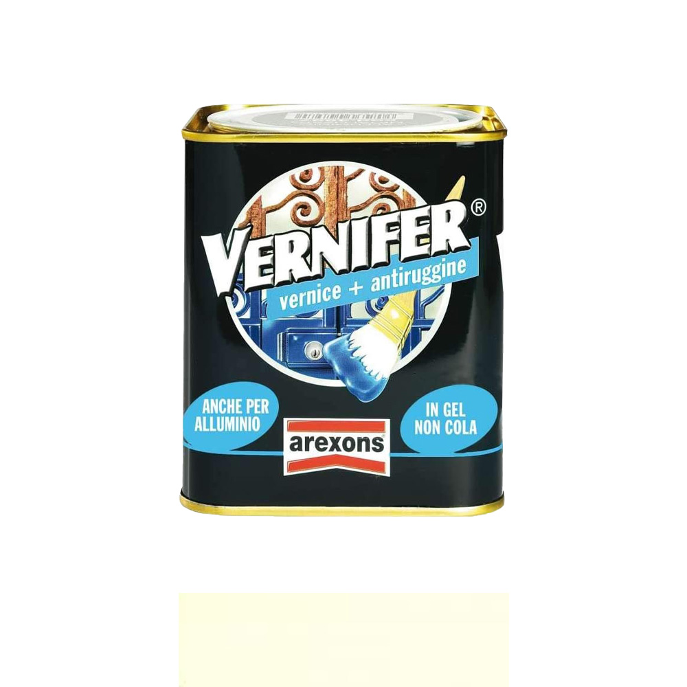 Smalto Antiruggine Vernifer in Gel 2 Lt AREXONS - Bianco Brillante