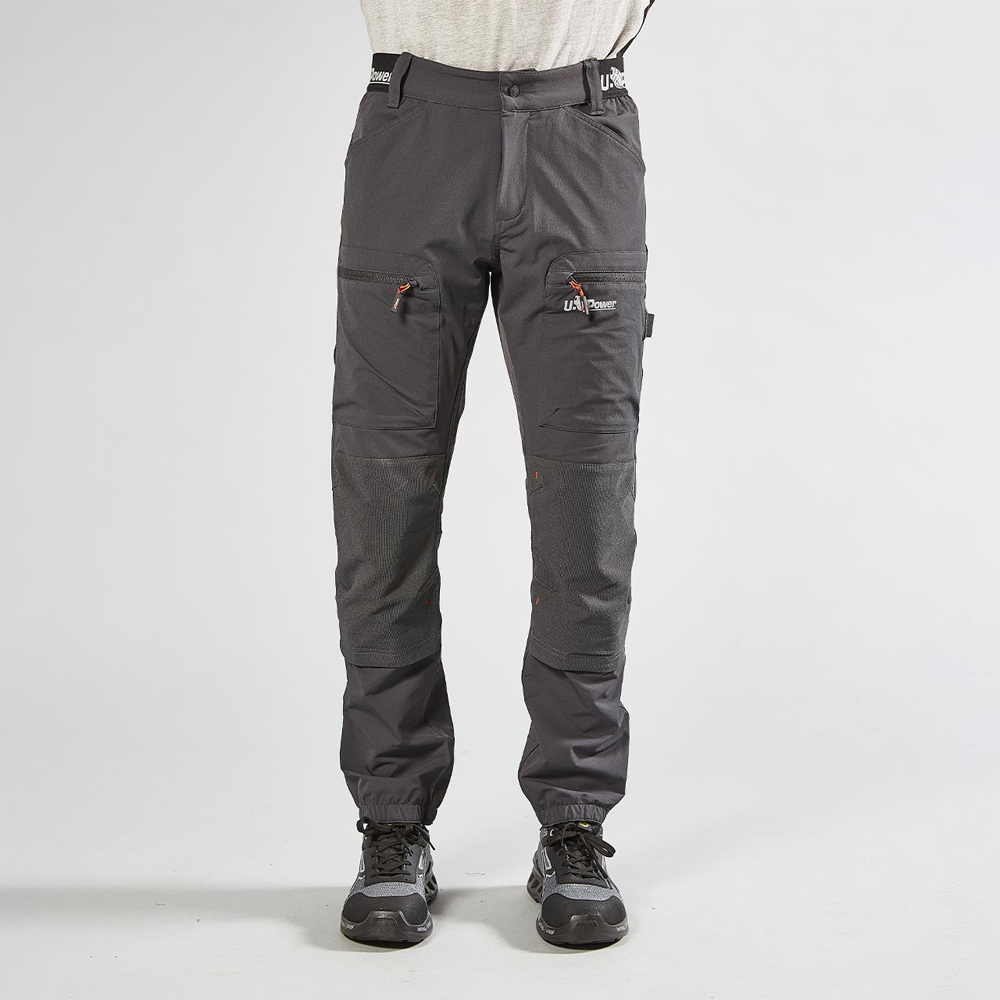 Pantaloni da Lavoro U-Supremacy Horizon Asphalt Grey Green U-POWER - Taglia M