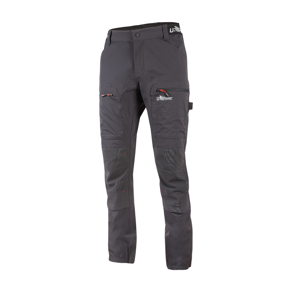 Pantaloni da lavoro u-supremacy horizon asphalt grey u-power - taglia s.