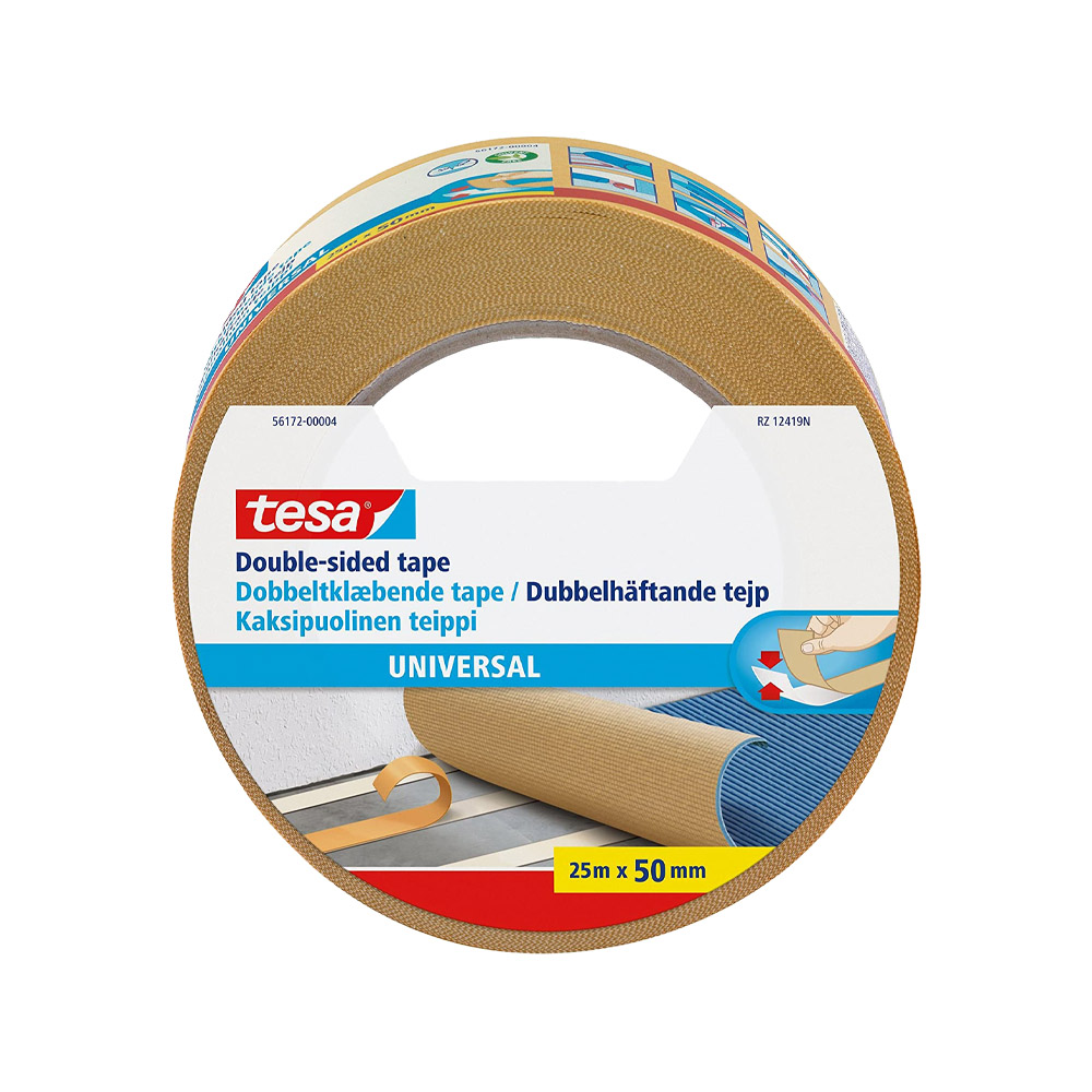 Nastro Biadesivo Universale TESA 25 mt x 50 mm