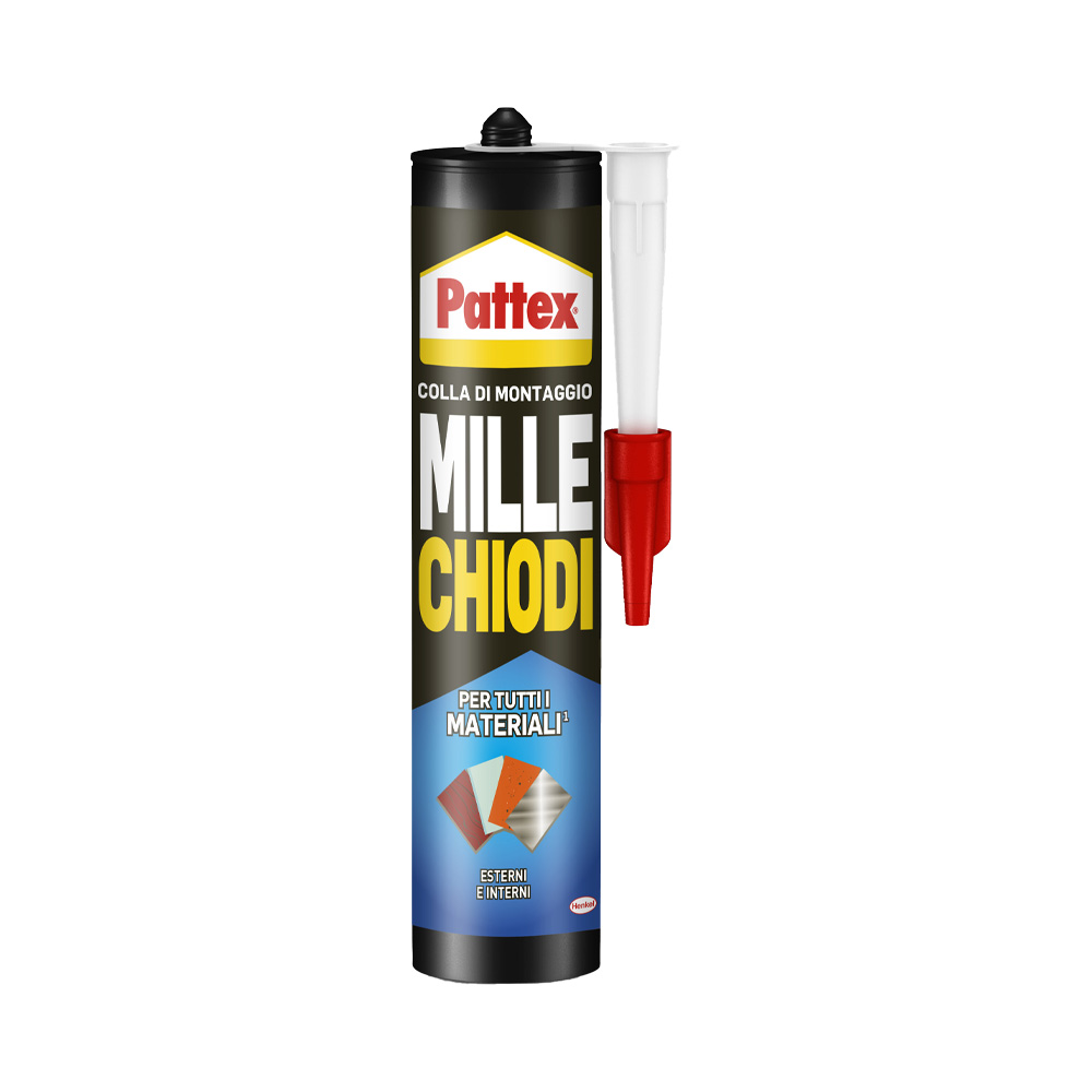 Adesivo di montaggio millechiodi esterni ed interni pattex 450 gr.