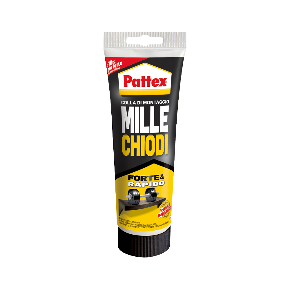 Adesivo di montaggio millechiodi forte e rapido pattex 250 gr.