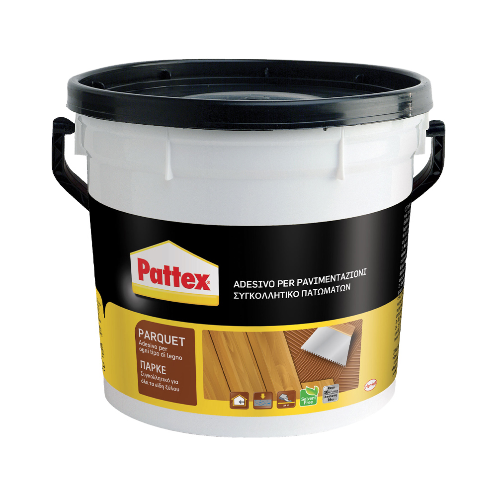 Adesivo incollaggio di parquet pattex 5 kg.