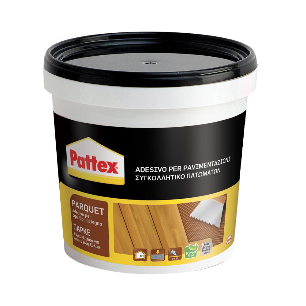 Adesivo incollaggio di parquet pattex 850 g.