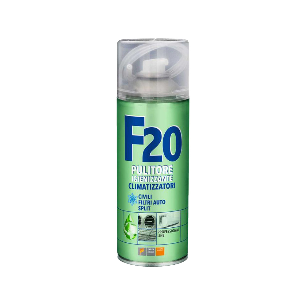 Pulitore igienizzante spray per climatizzatori faren f20 400 ml.