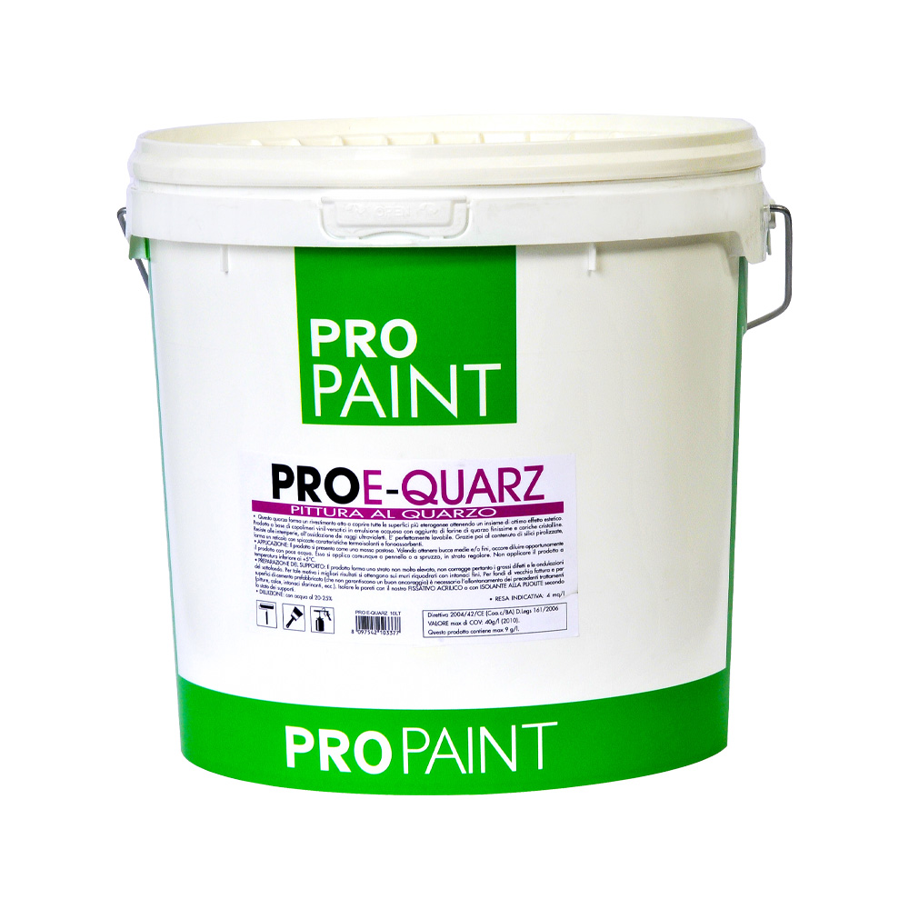 Pittura lavabile al quarzo pro quarz propaint 5 lt.