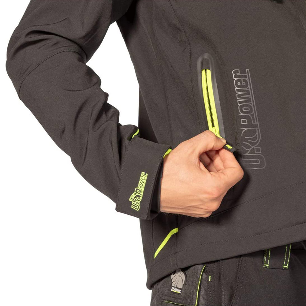 Giacca Future Space Black Carbon U-POWER - Taglia XXL